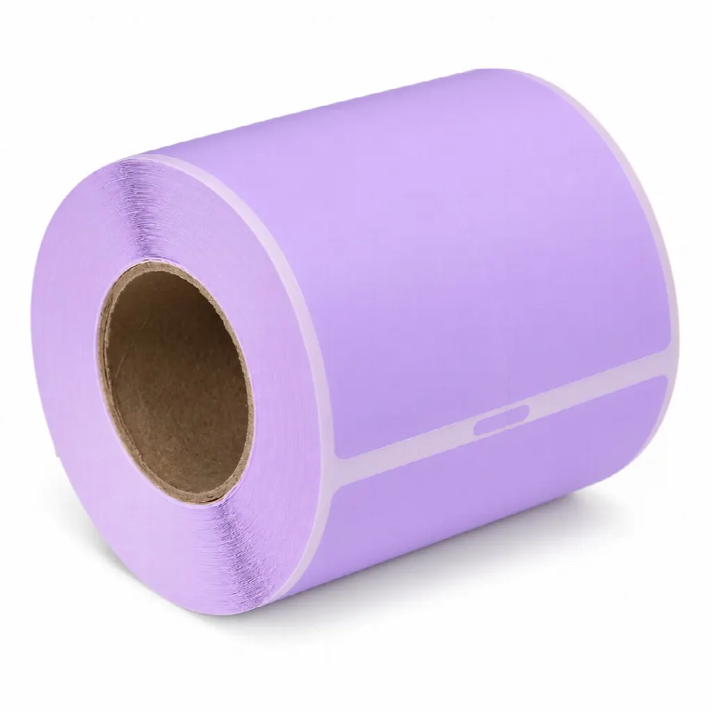 Etichette per bagagli CoatCheck, 14×160 biglietti, viola