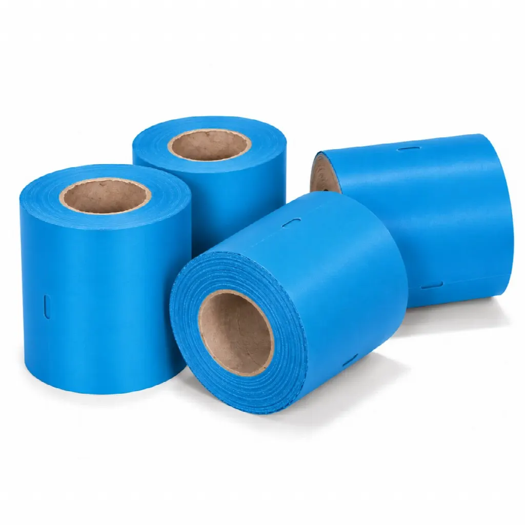 Rotolo CoatCheck, biglietti d'ingresso ‘economy’ senza tagliando di controllo, 14 x 550 biglietti, blu