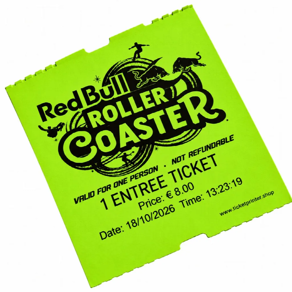 Rouleau Coatcheck, billets d’entrée « economy » sans souche, 14 x 550 billets, vert