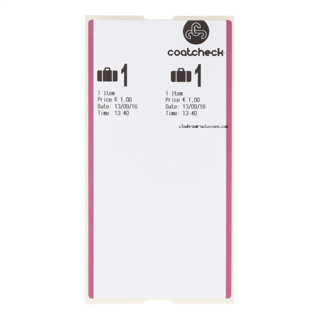 CoatCheck+ Ticket Printer