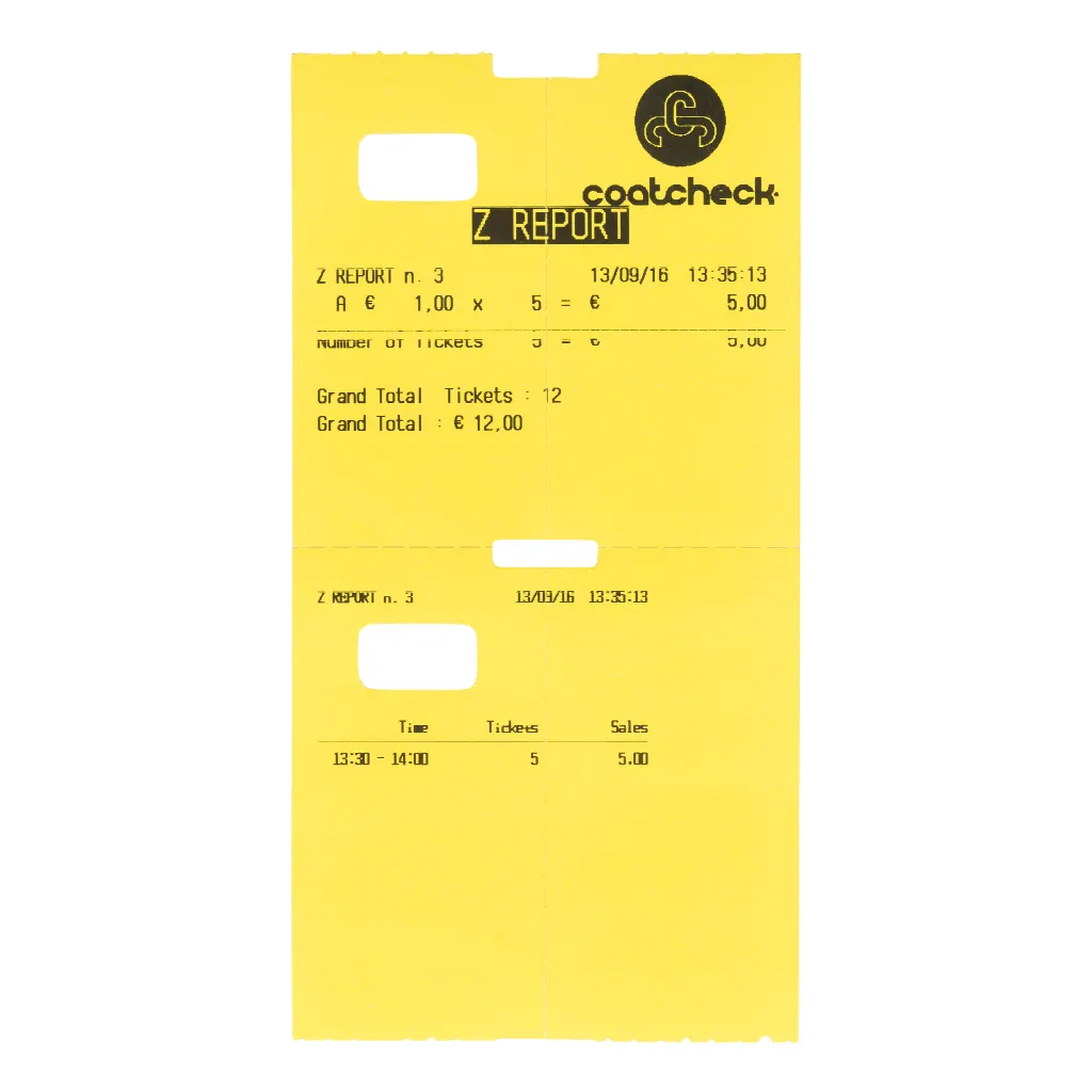 CoatCheck+ Ticket Printer