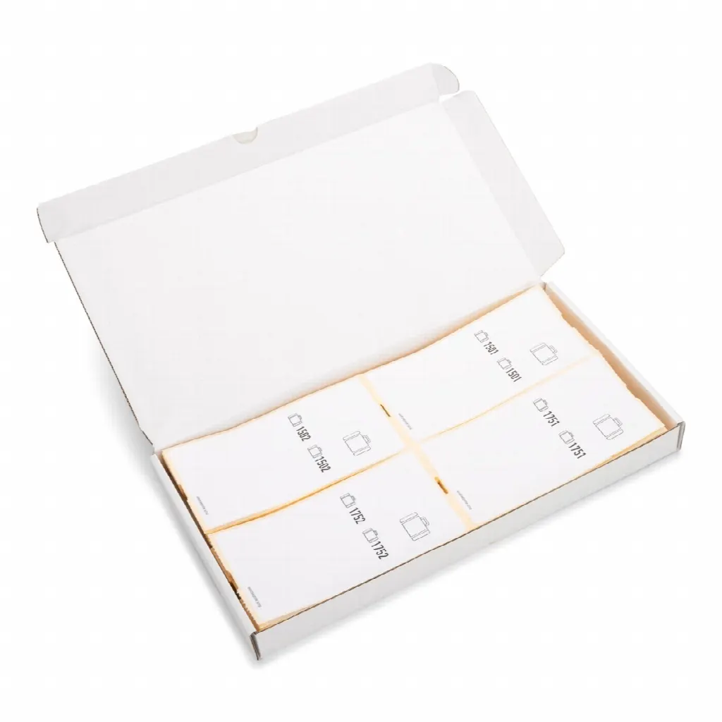 500 etichette adesive prestampate per bagagli, serie 1501 – 2000
