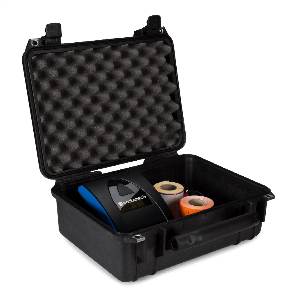 Pelicase transport case for Coatcheck Ticket printer