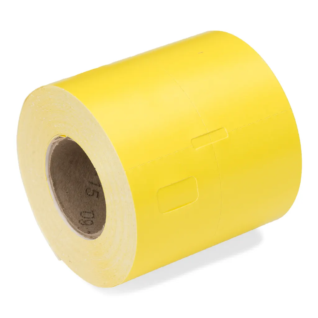 Coatcheck cloakroom tickets, 14 rolls x 325 tickets, Yellow