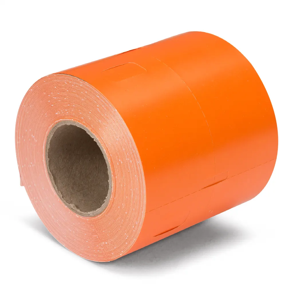 Coatcheck Garderobetickets, 14 Rollen x 325 Tickets, Orange.