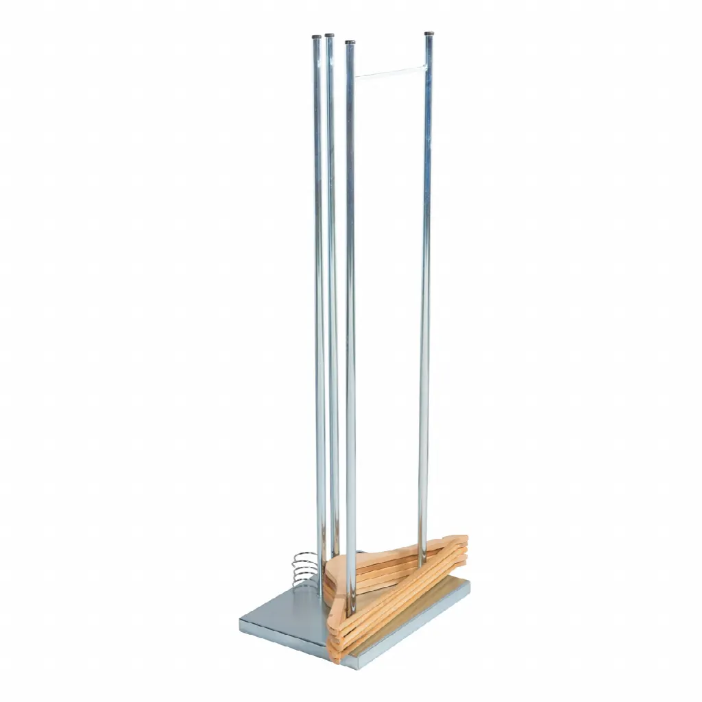 Zinc dispenser for empty coat hangers