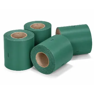 Coatcheck roll, ‘economy’ entrance tickets without control strip, 14 x 550 tickets, dark green